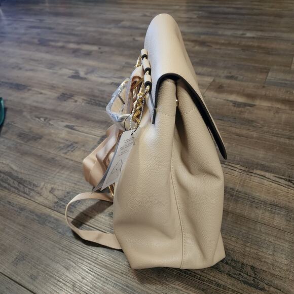 NWT Tommy Hilfiger backpack purse light beige D - Picture 4 of 16